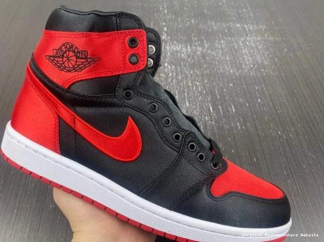 Official Maikesneakers FD4810-061 OG Satin WMNS Bred High Air Jordan 1 0716